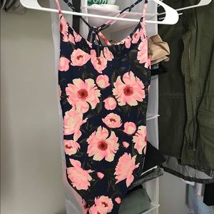 Tori Praver Floral One Piece